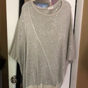 Silver Sequins Sweater